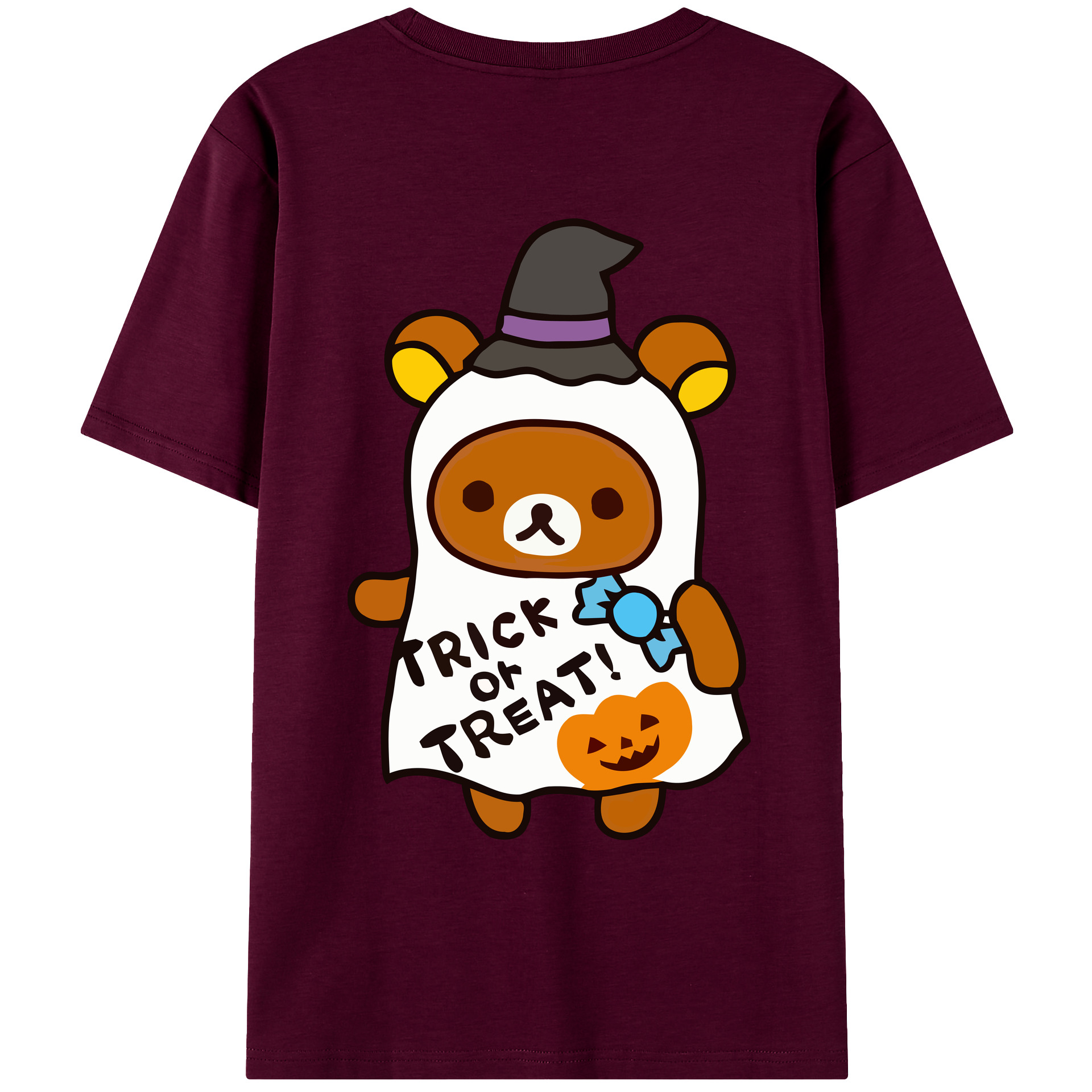 （画像用） リラックマ リラックマ キイロイトリ Rilakkuma Korilakkuma Kiiroitori レディース半袖Tシャツ(バックプリント)